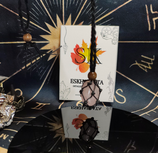 Collar Trenzado + cuarzo