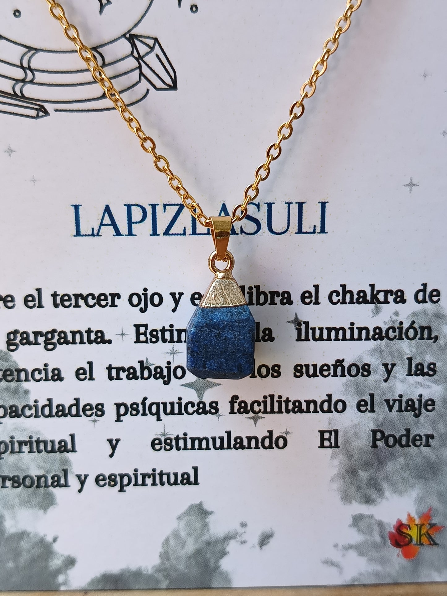 001 Collar Lapizlasuli
