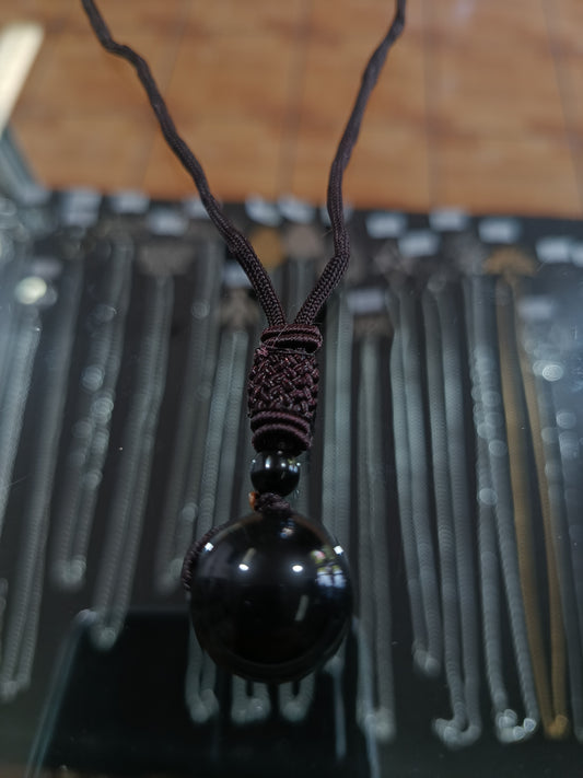 Collar Obsidiana Arcoiris