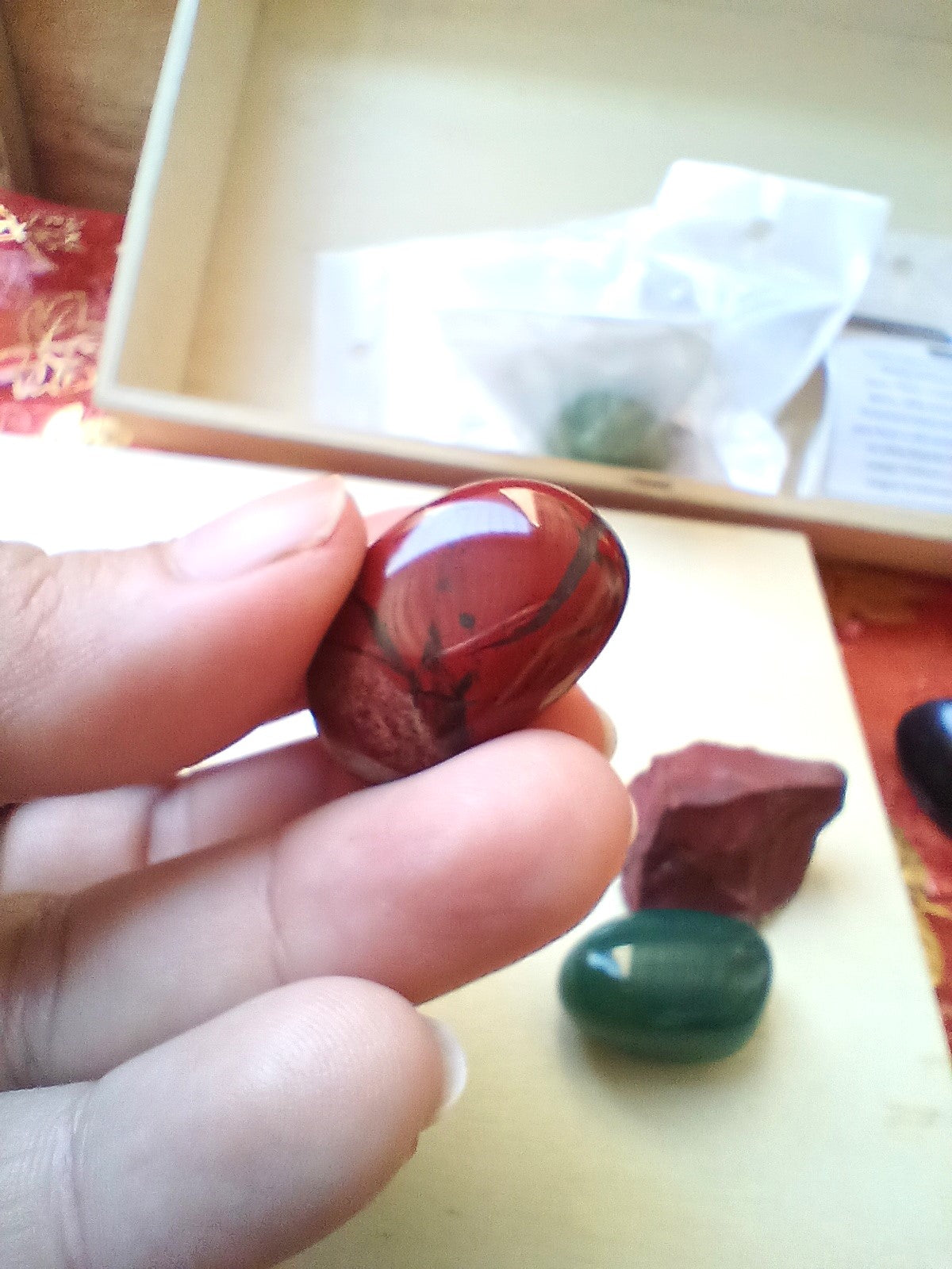 Pieza de Jaspe Rojo