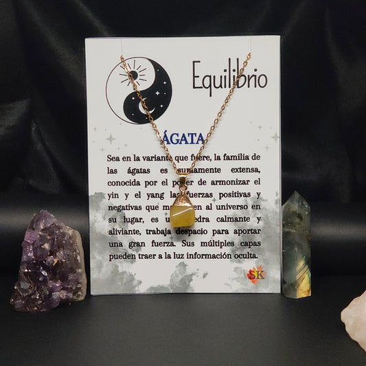 001 Collar Ágata Azul