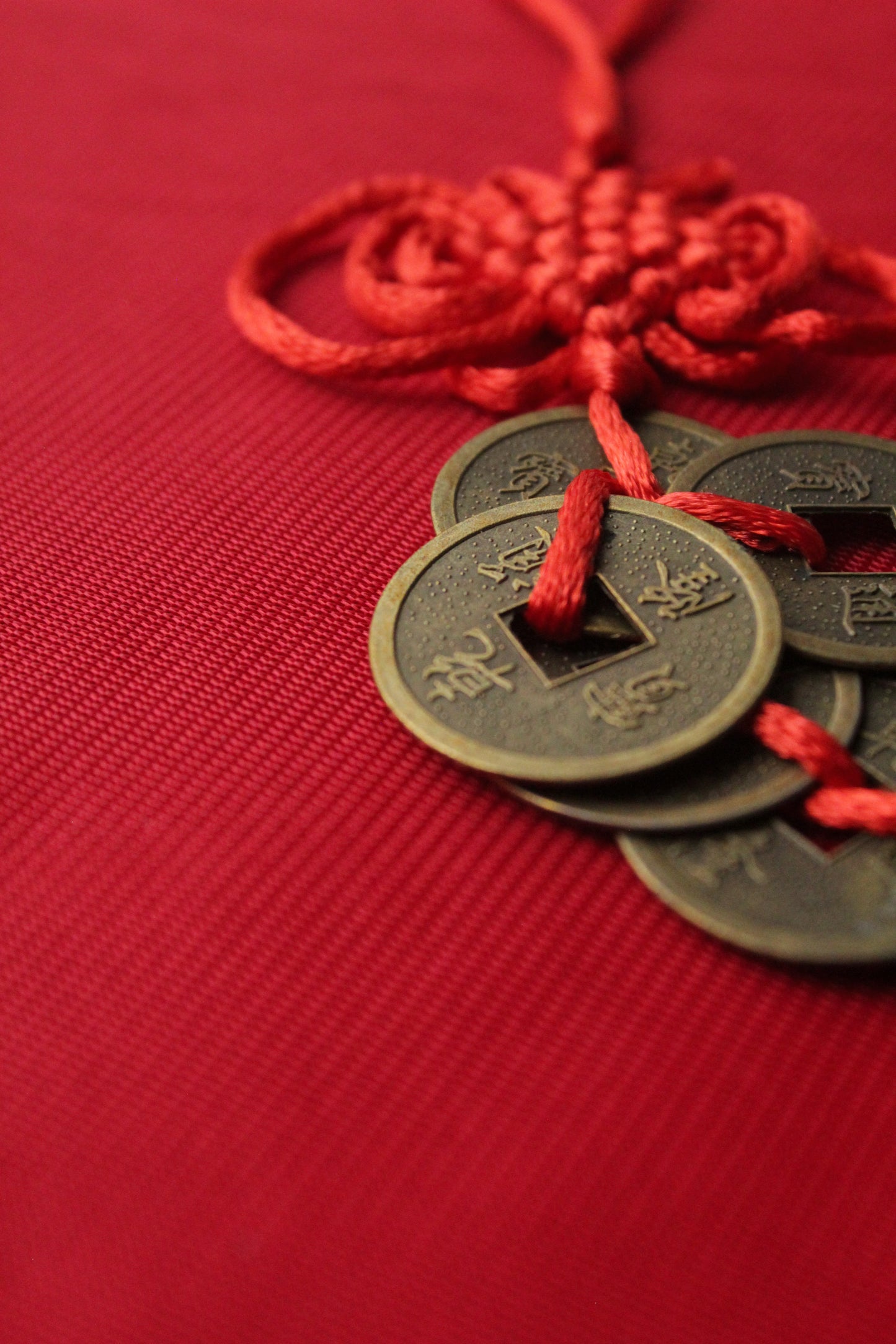 Amuleto de Monedas Chinas