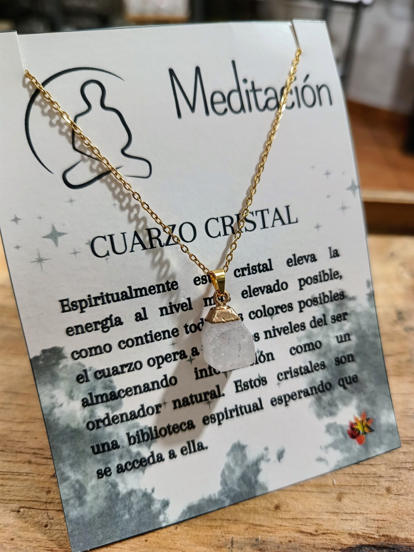 001 Collar Cuarzo Cristal