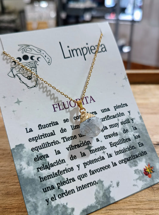 001 Collar Fluorita
