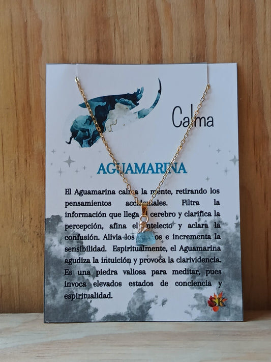 001 Collar Aguamarina