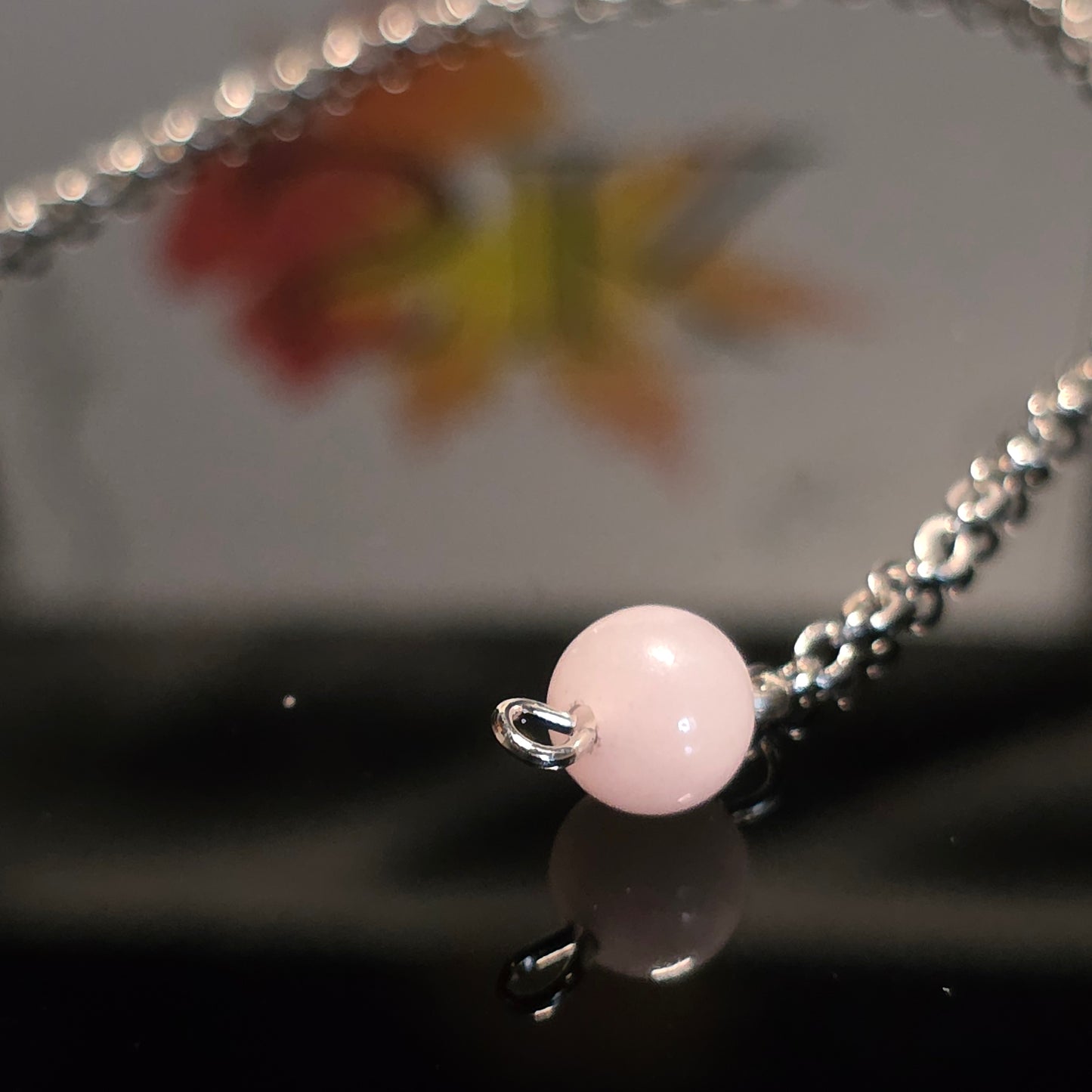 Péndulo Pequeño de Cuarzo Rosa