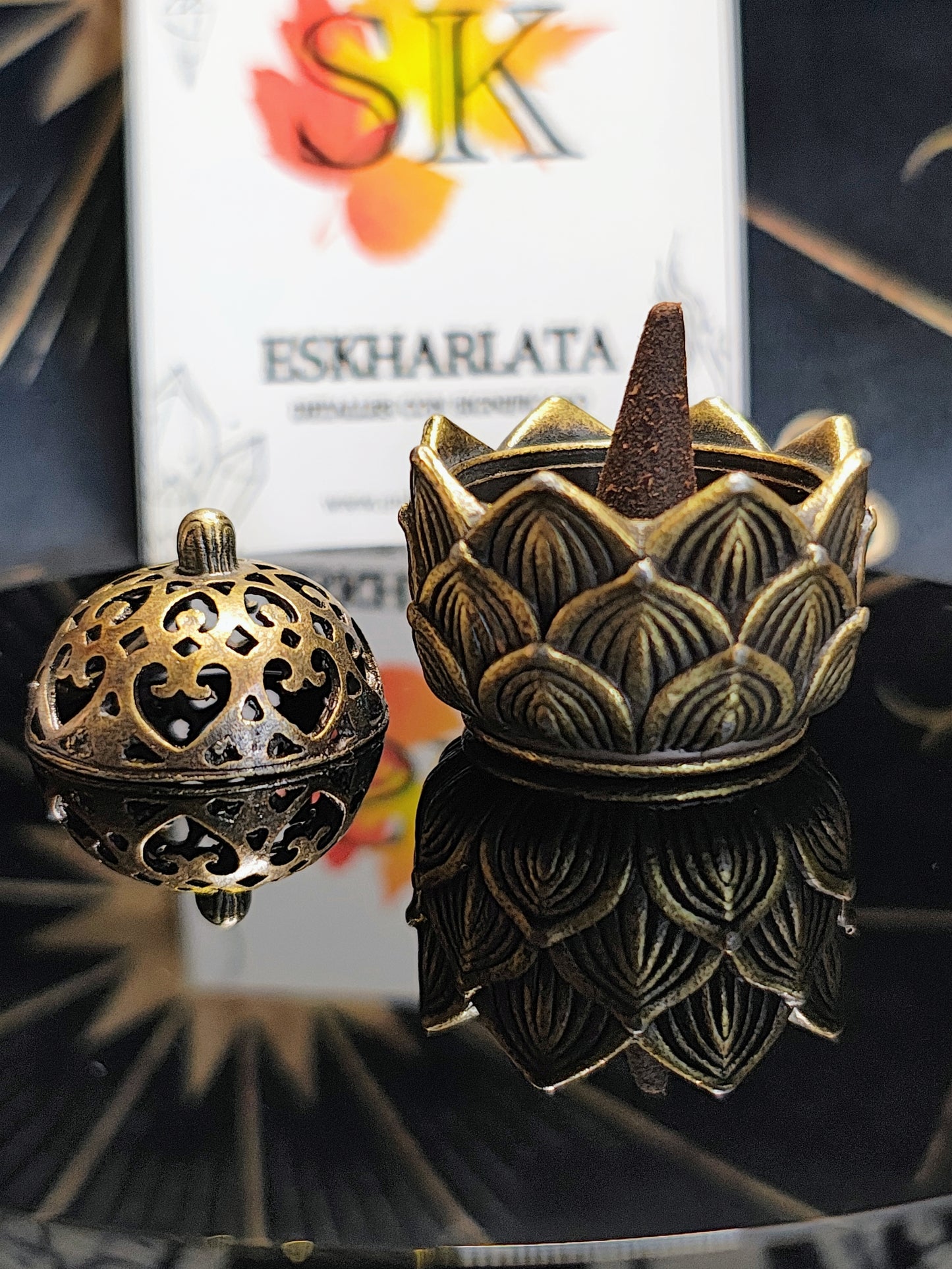 Base para incienso de cono