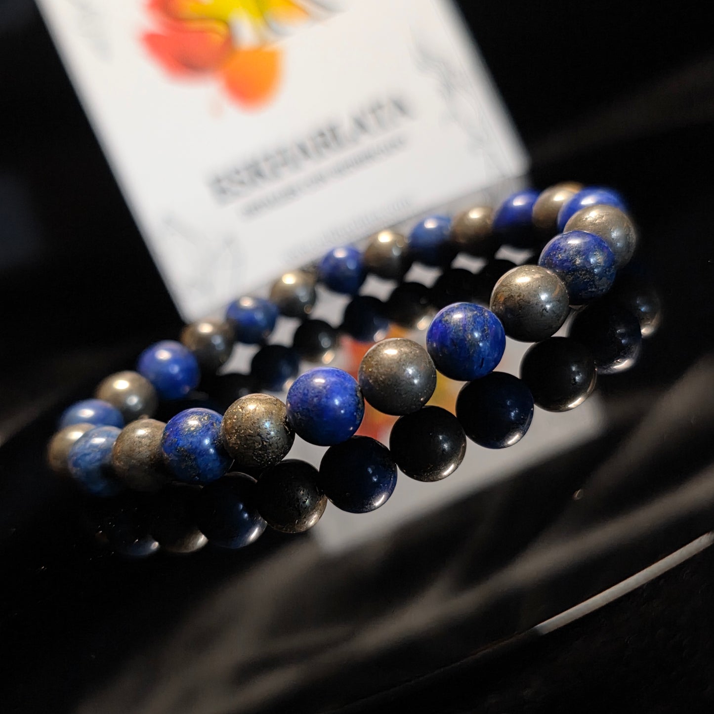 Pulsera Prosperidad II Pirita y Lapizlasuli