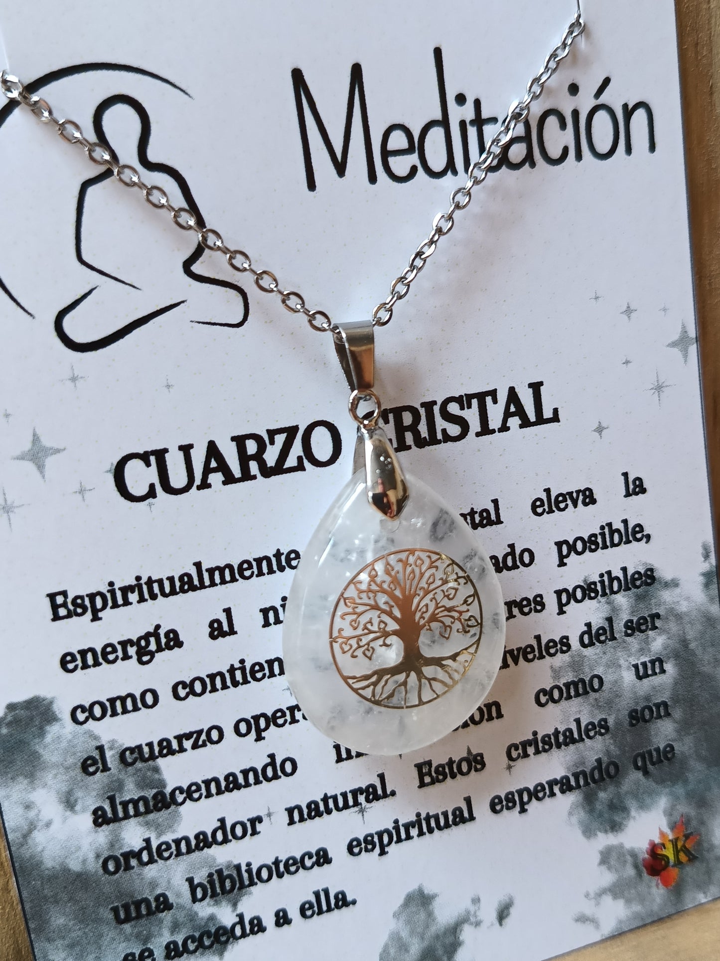 002 Collar de Cuarzo Roca