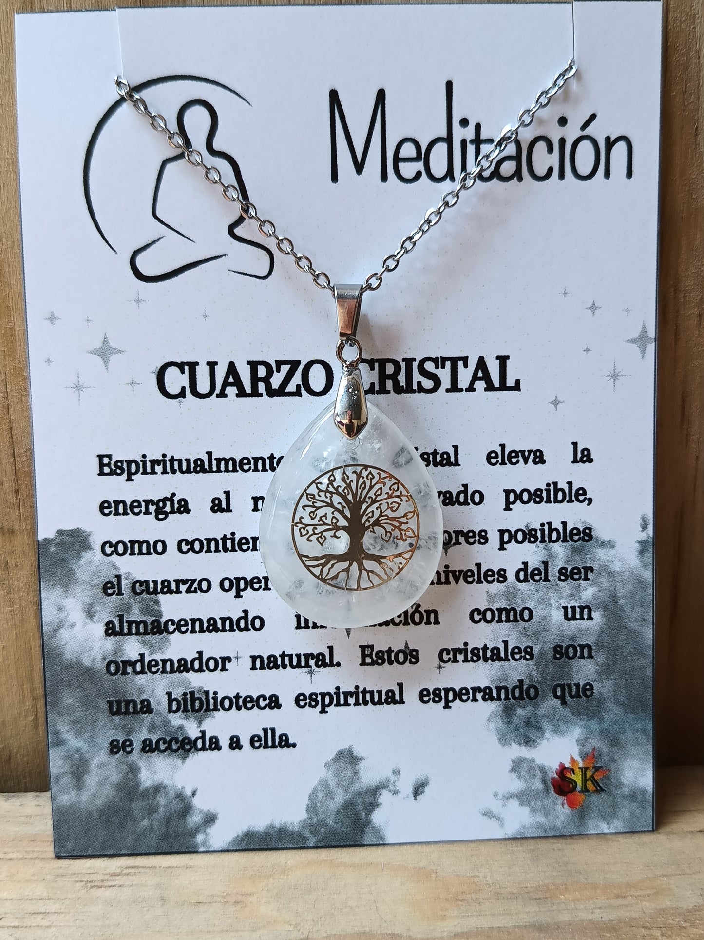 002 Collar de Cuarzo Roca