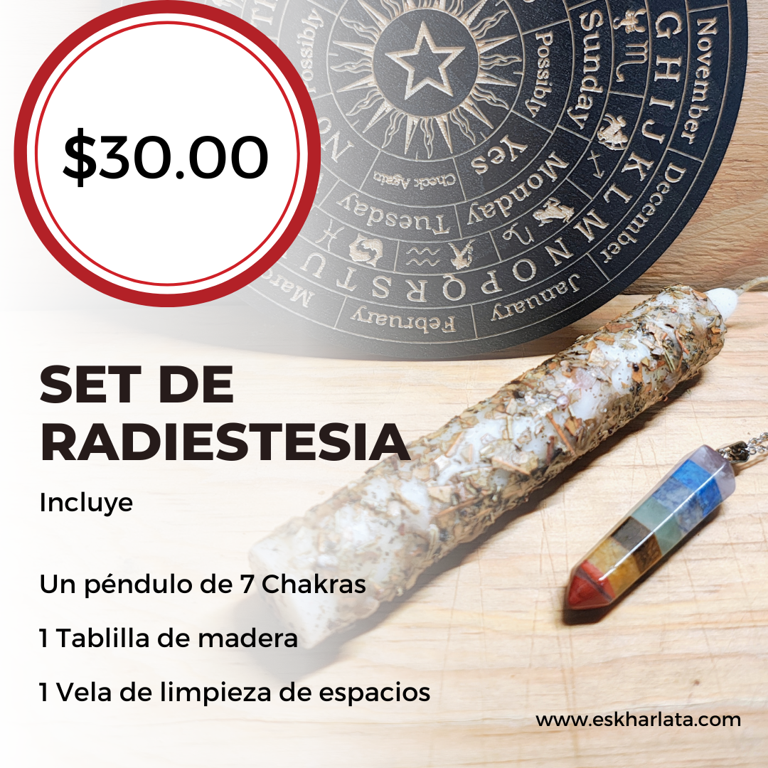 Set de radiestesia