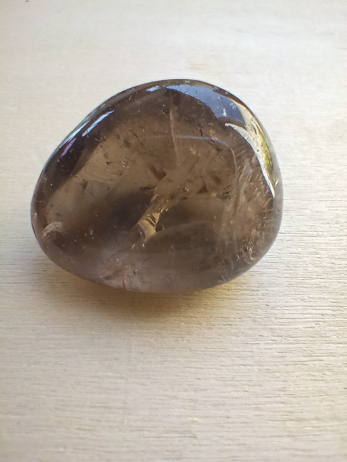 Pieza de Cuarzo Ahumado Pulido