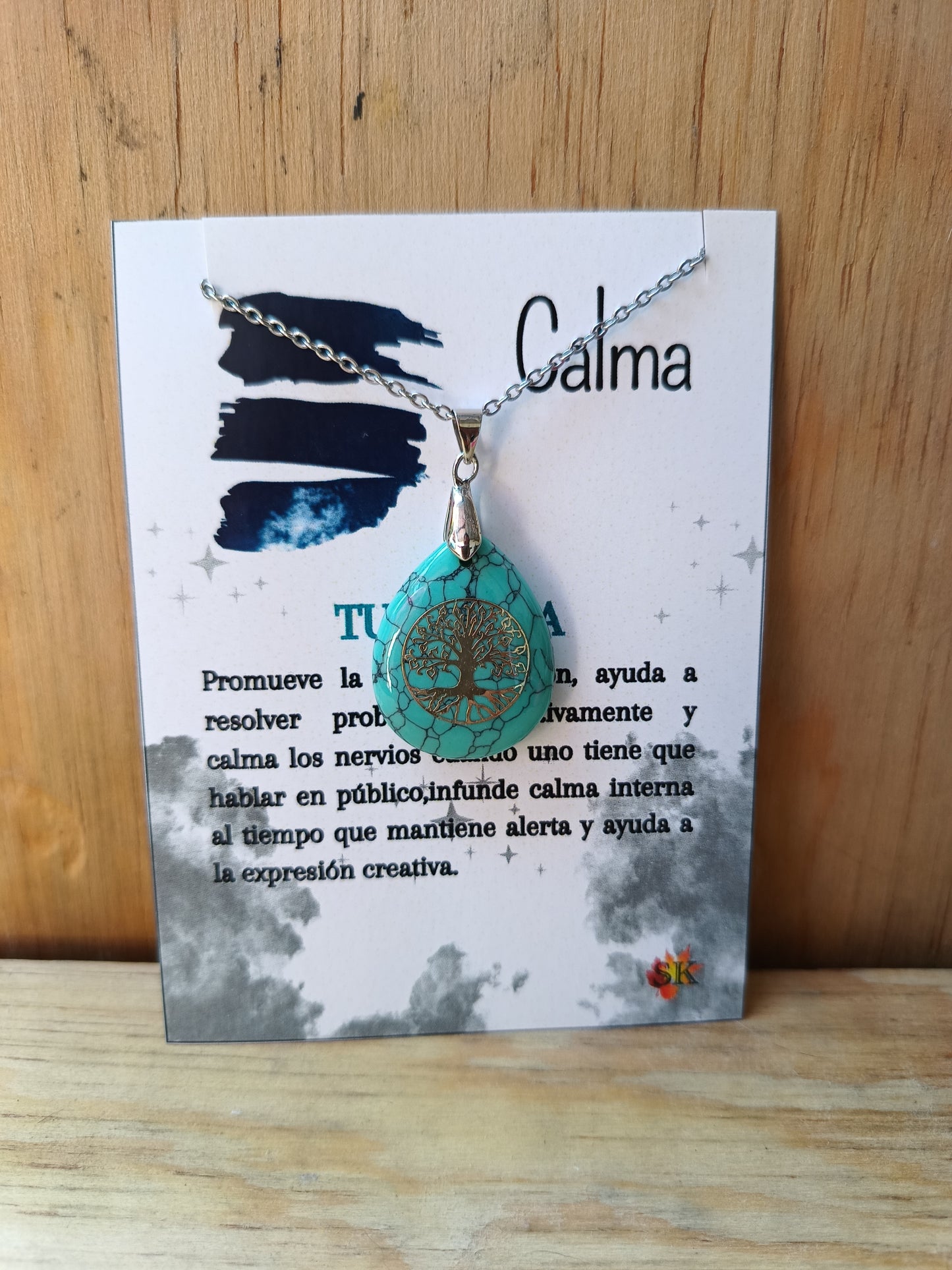 002 Collar Turquesa