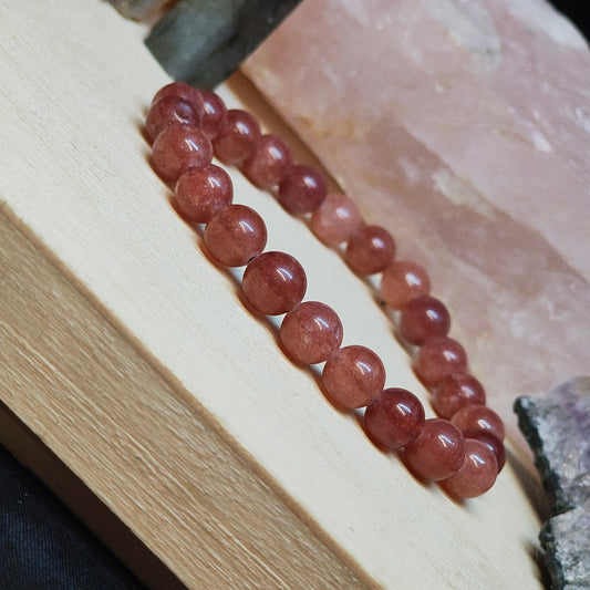 Pulsera Calcedonia Rosa