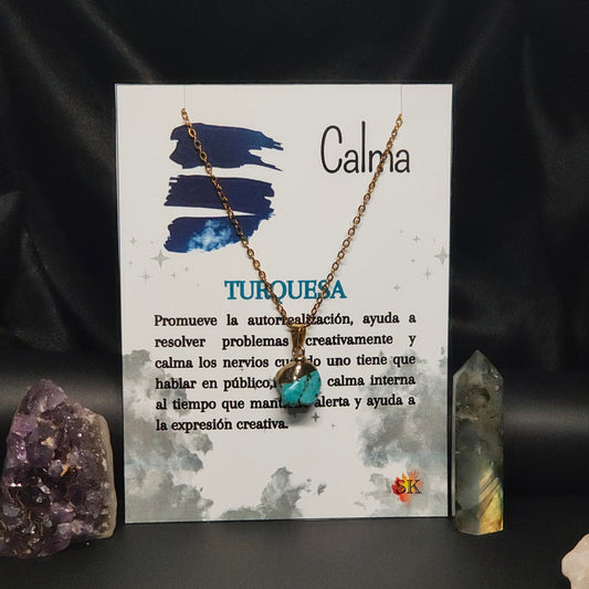001 Collar Turquesa