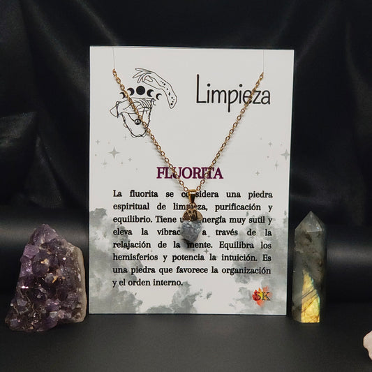 001 Collar Fluorita
