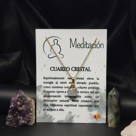 001 Collar Cuarzo Cristal