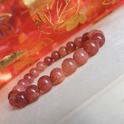 Pulsera Calcedonia Rosa
