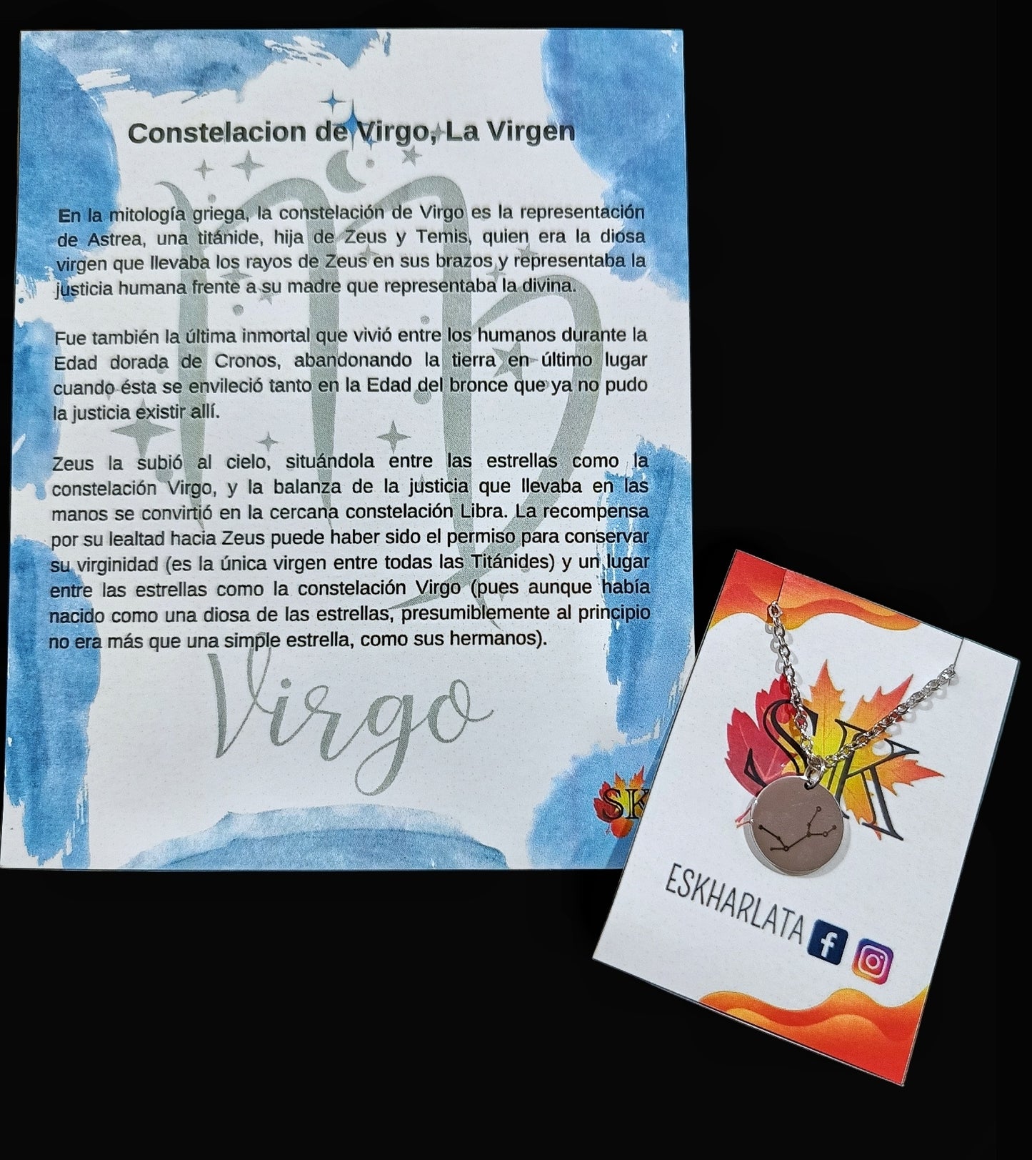 Collar Constelación de Virgo
