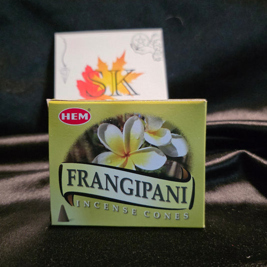Incienso de cono Frangipani