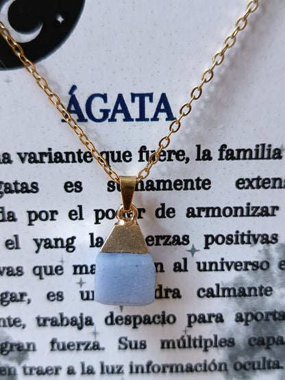 001 Collar Ágata Azul