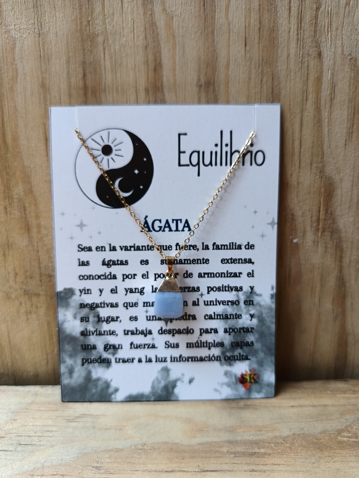001 Collar Ágata Azul