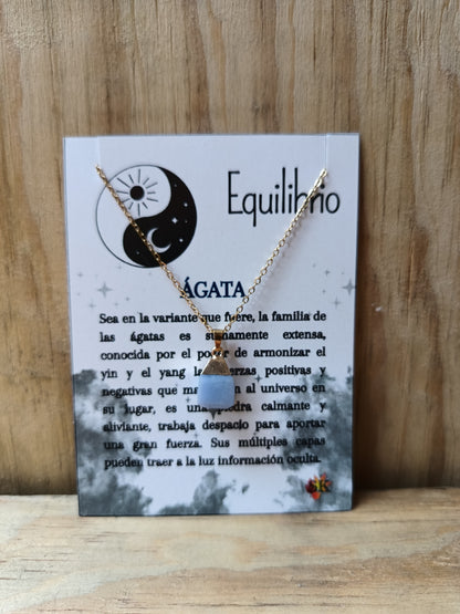 001 Collar Ágata Azul