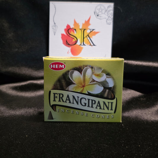Incienso de cono Frangipani